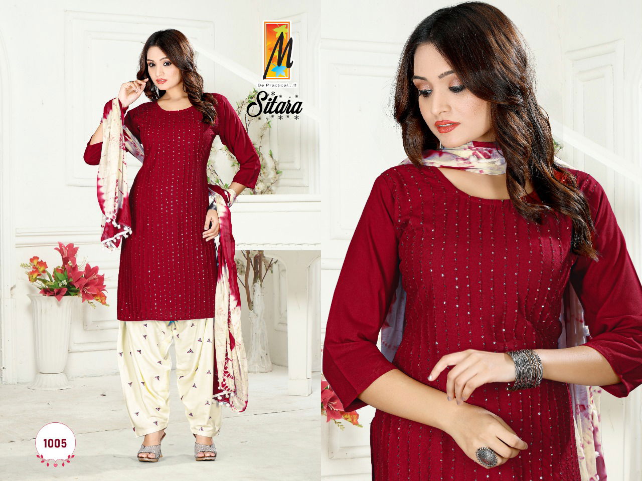 Master Sitara 1001 Regular Wear Wholesale Readymade Cotton Printed Dress
